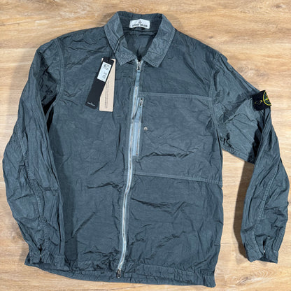 Stone Island Nylon Metal Overshirt in Avio Blue