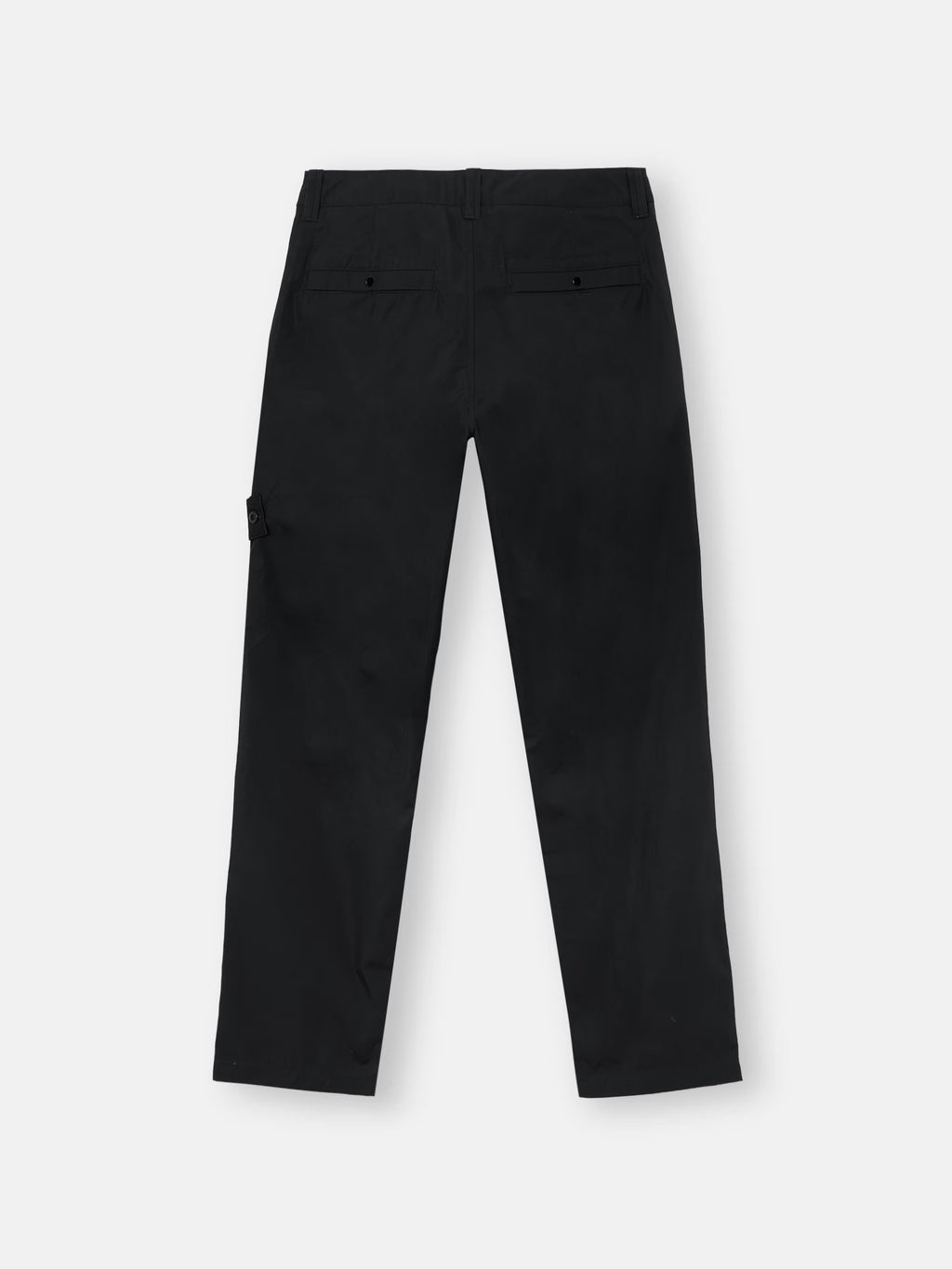 Stone Island All Weather Cotton Canvas Ghost Chino Trousers in Black