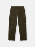 Stone Island Nylon Smerigliato Ghost Cargo Trousers in Military Green