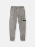 Stone Island Stretch Broken Twill Old Effect Cargo Pants in Grey