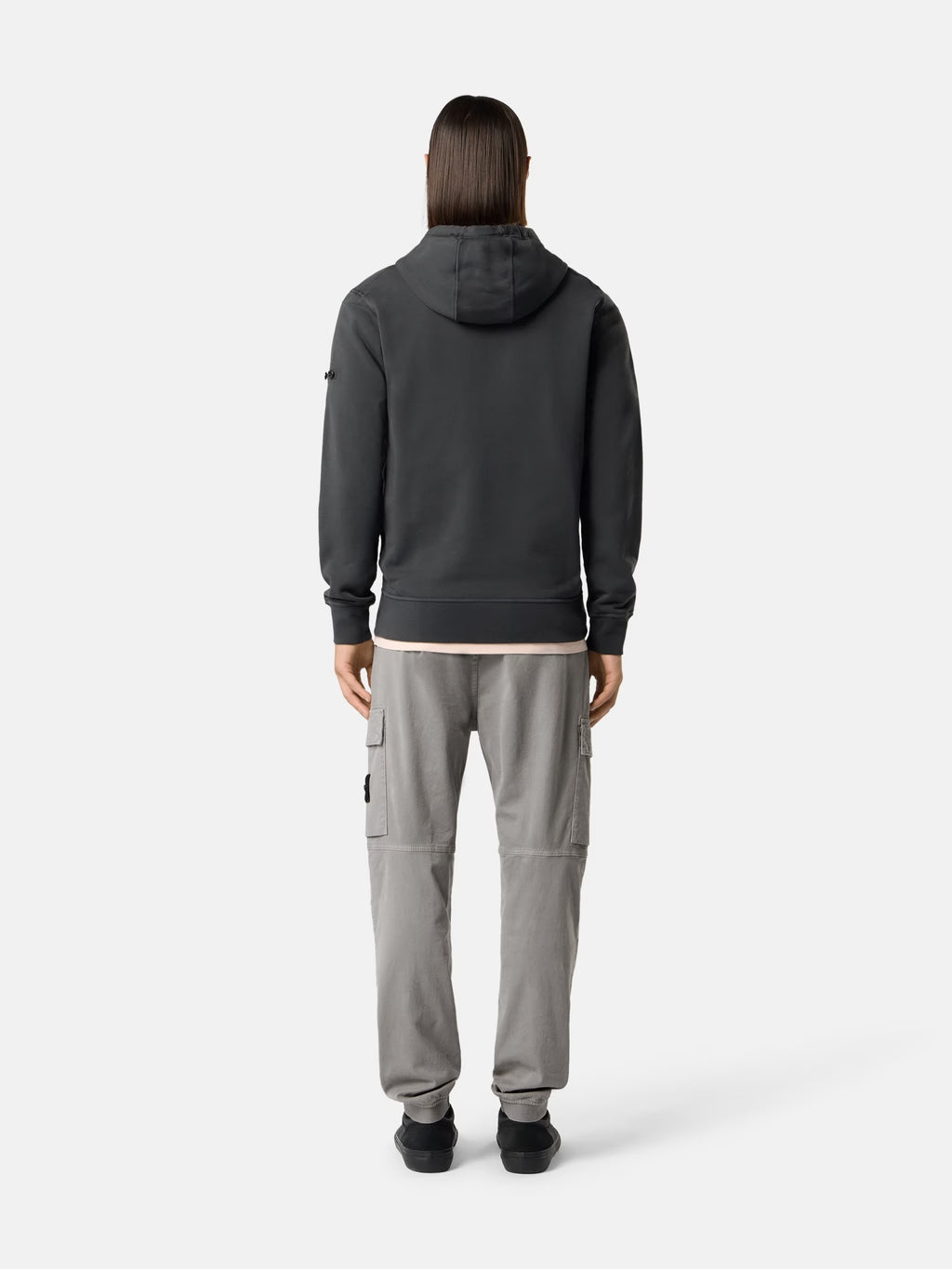 Stone Island Stretch Broken Twill Old Effect Cargo Pants in Grey