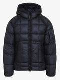 C.P. Company D.D. Shell Lens Puffer Jacket in Navy