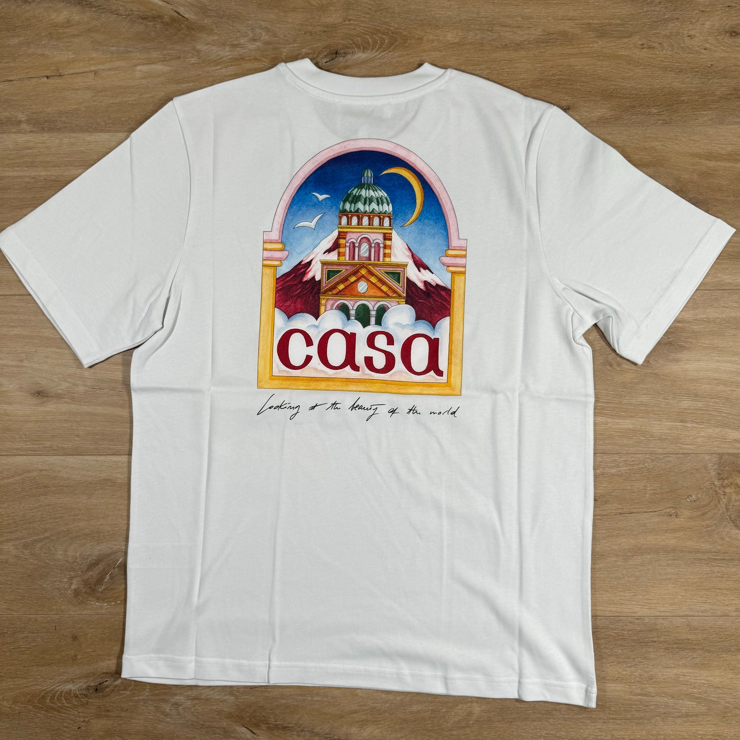 Casablanca Vue De L'Arche T-Shirt in White