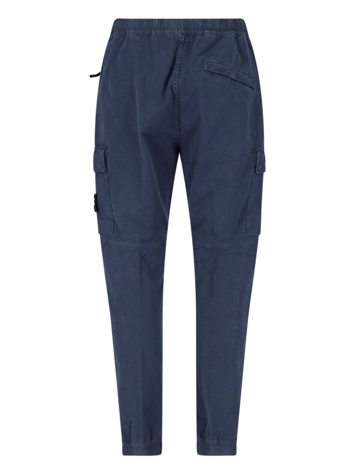 Stone Island Stretch Broken Twill Old Effect Cargo Pants in Navy