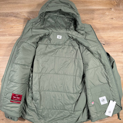 C.P. Company Pro-Tek Padded Lens Jacket in Green Banana