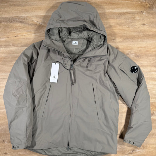 C.P. Company Pro-Tek Padded Lens Jacket in Fungi Grey