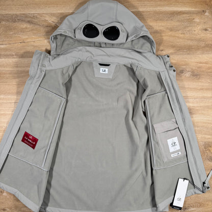 C.P. Company Shell-R Goggle Gilet in London Fog - Grey