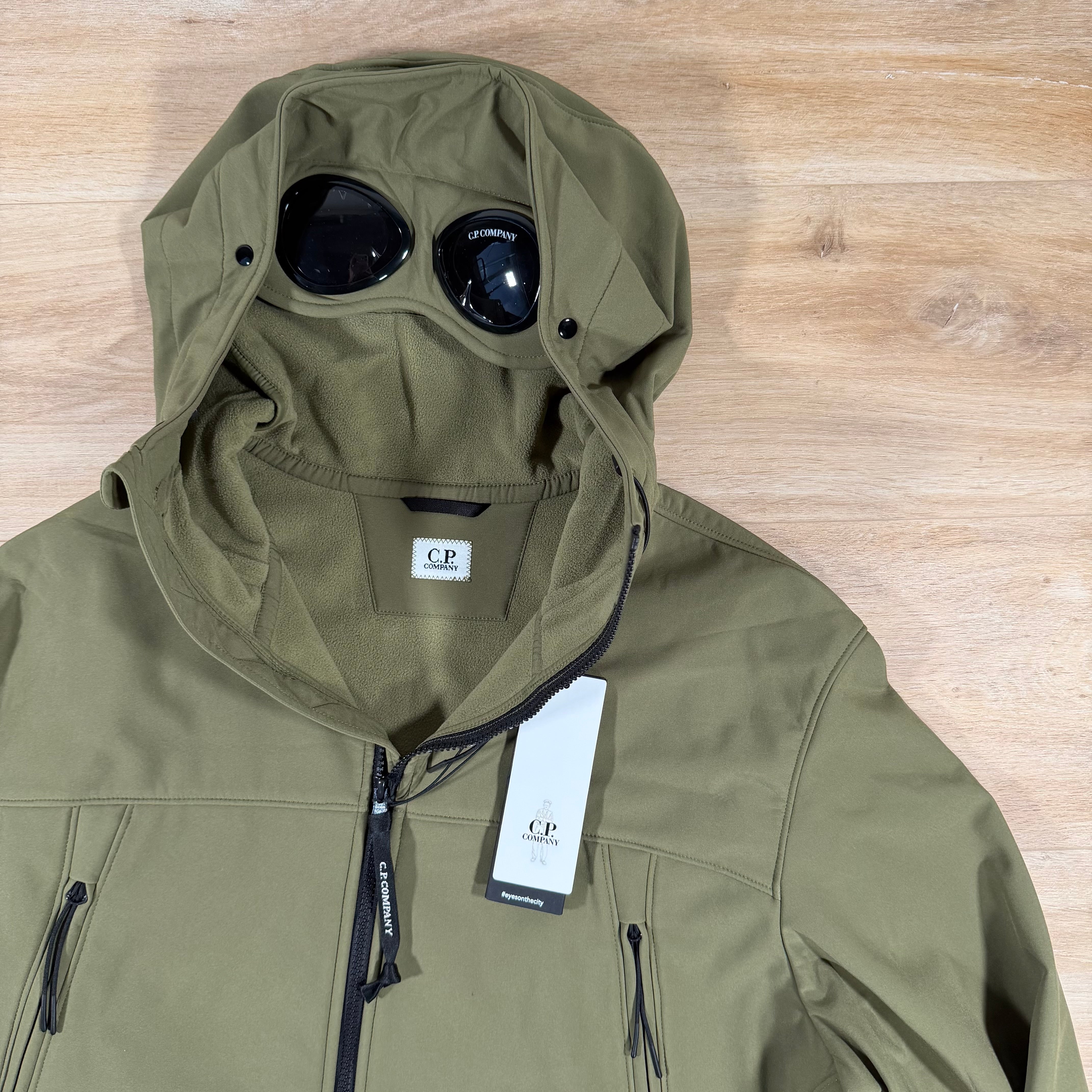 C.P. Company Shell-R Goggle Jacket in Elmwood Green – Label Menswear