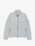Stone Island Seamless Tunnel Nylon Down-TC Stand Collar Jacket in Ash Grey