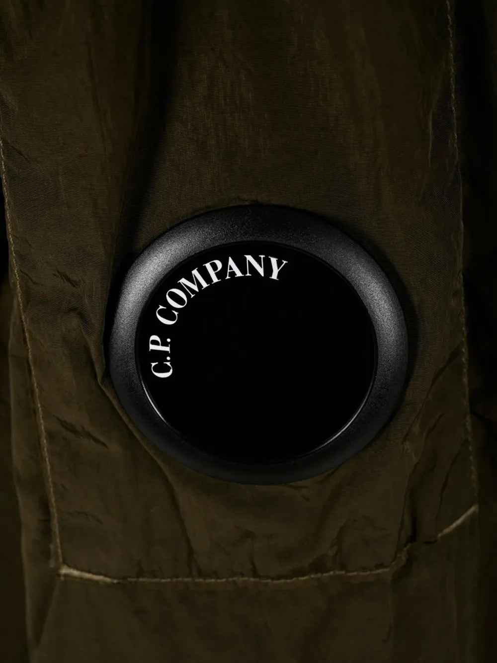 C.P. Company Chrome-R Chest Pocket Lens Overshirt in Ivy Green