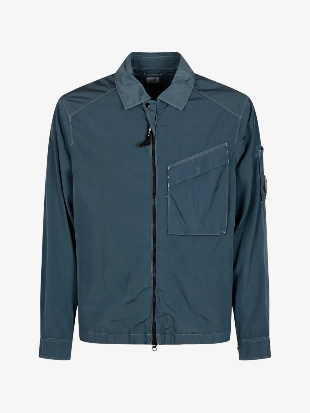 C.P. Company Chrome-R Chest Pocket Lens Overshirt in Orion Blue