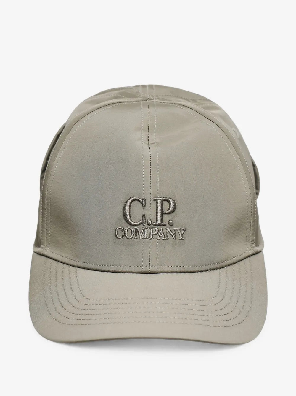 C.P. Company Chrome-R Goggle Cap in Fallen Rock - Beige