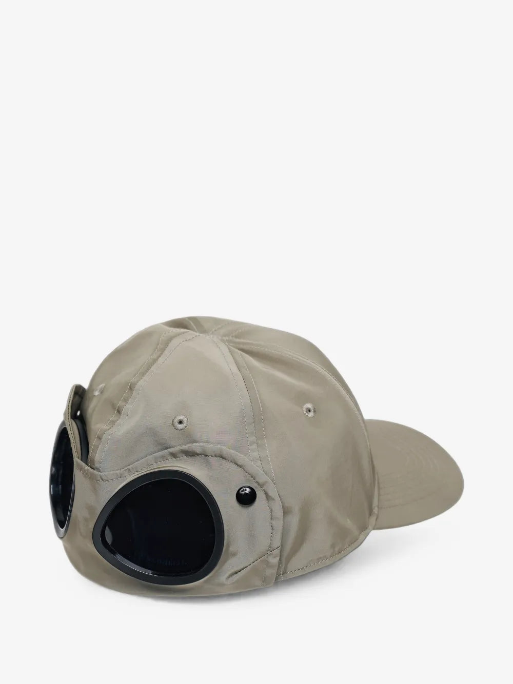 C.P. Company Chrome-R Goggle Cap in Fallen Rock - Beige