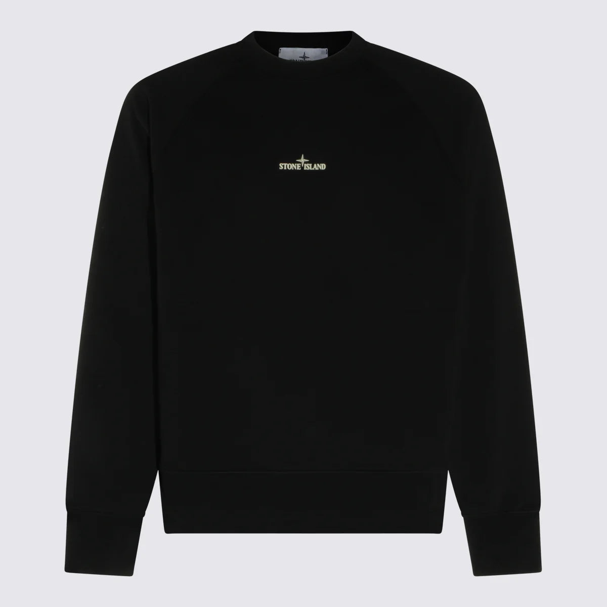 Stone Island Oversized-Fit Crewneck 'Desert Print' Sweatshirt in Black