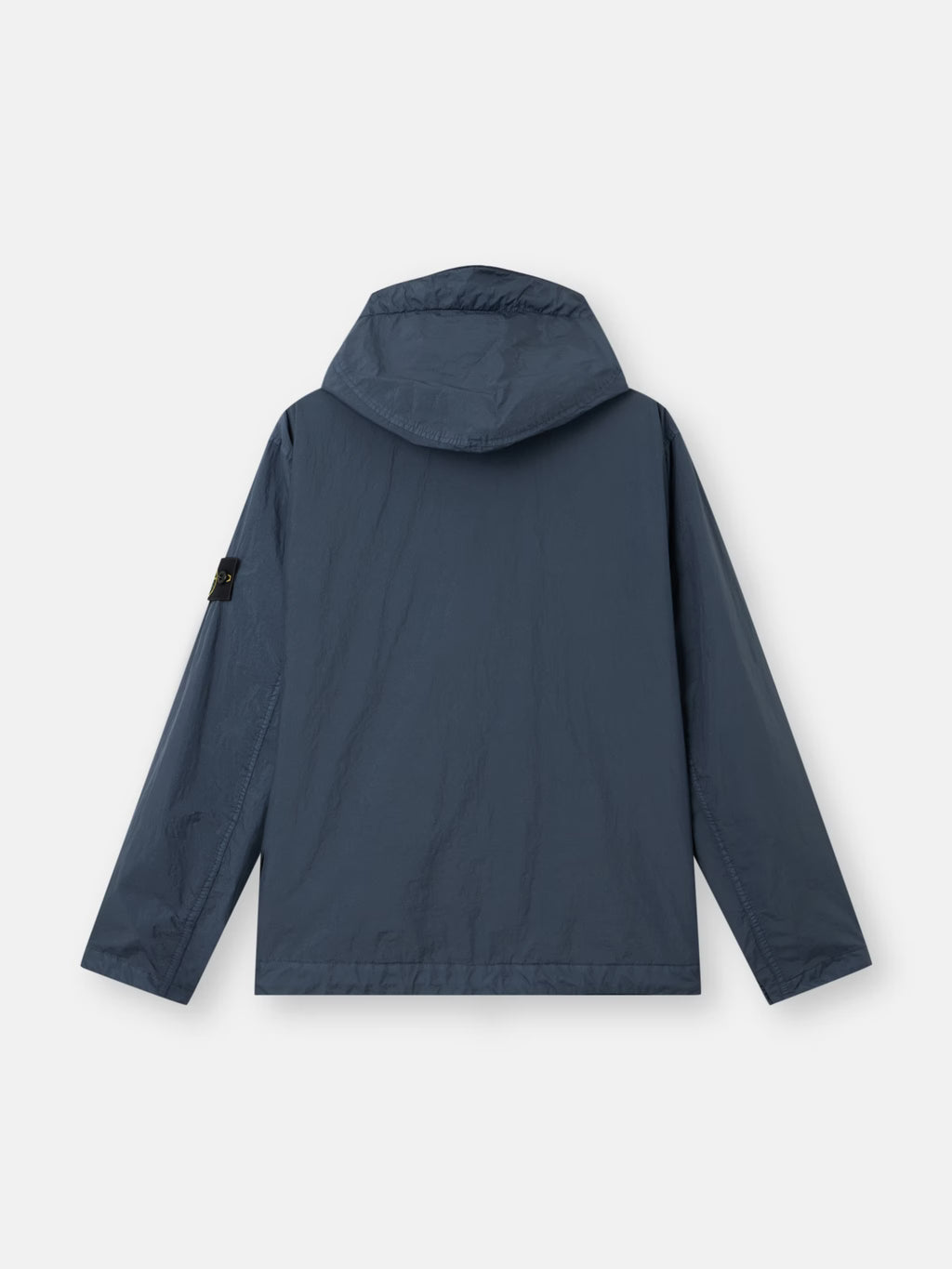 Stone Island Crinkle Reps NY Hooded Jacket in Slate Blue