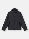 Stone Island Crinkle Reps NY Hooded Jacket in Black