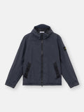 Stone Island Crinkle Reps NY Hooded Jacket in Navy