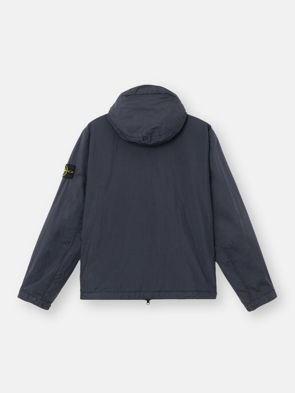 Stone Island Crinkle Reps NY Hooded Jacket in Navy