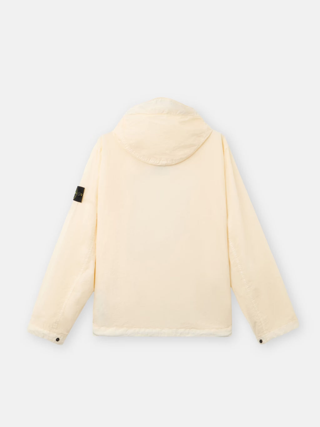 Stone Island Crinkle Reps NY Hooded Jacket in Ivory