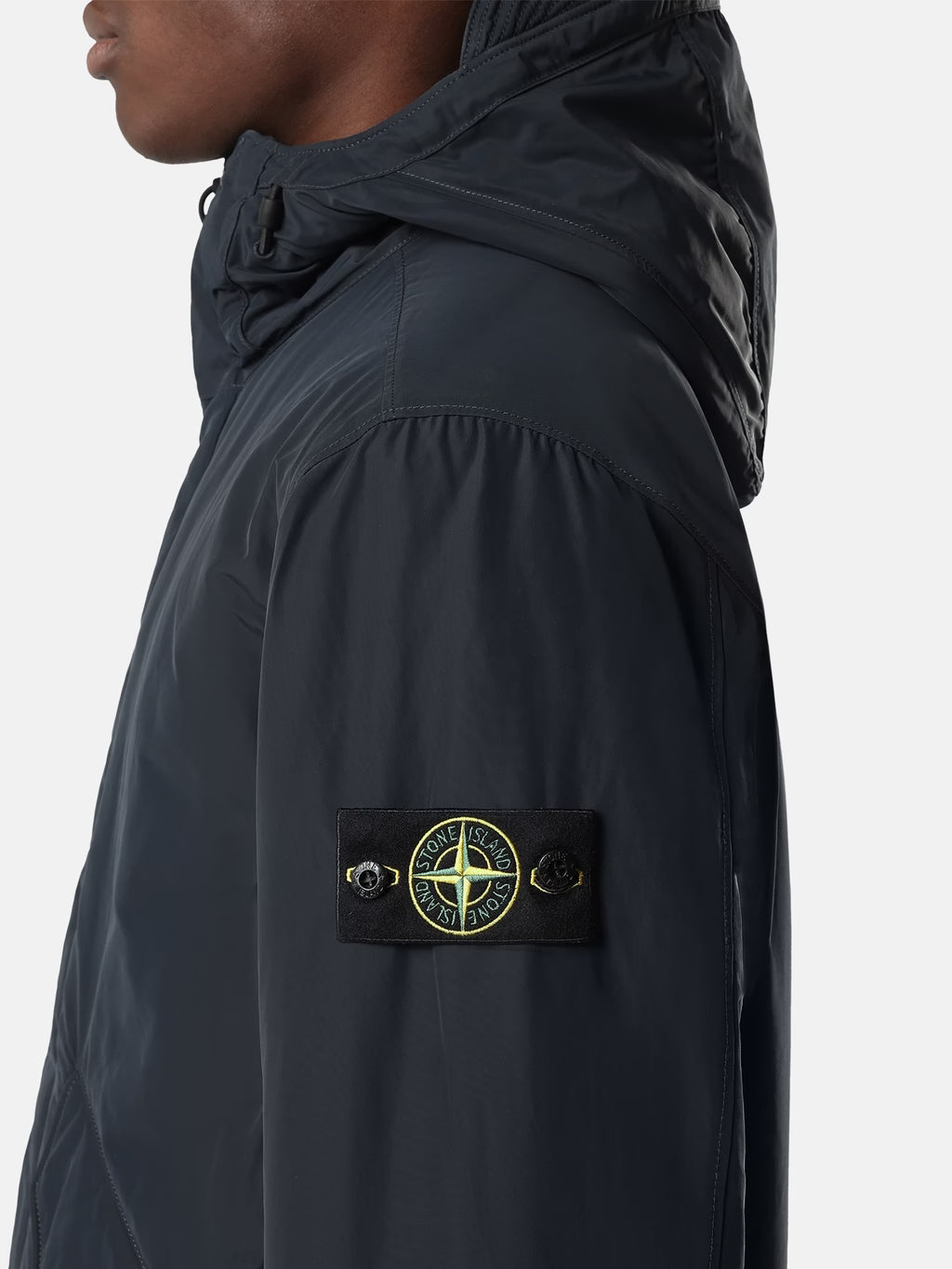 Stone Island Micro Twill Padded Jacket in Navy
