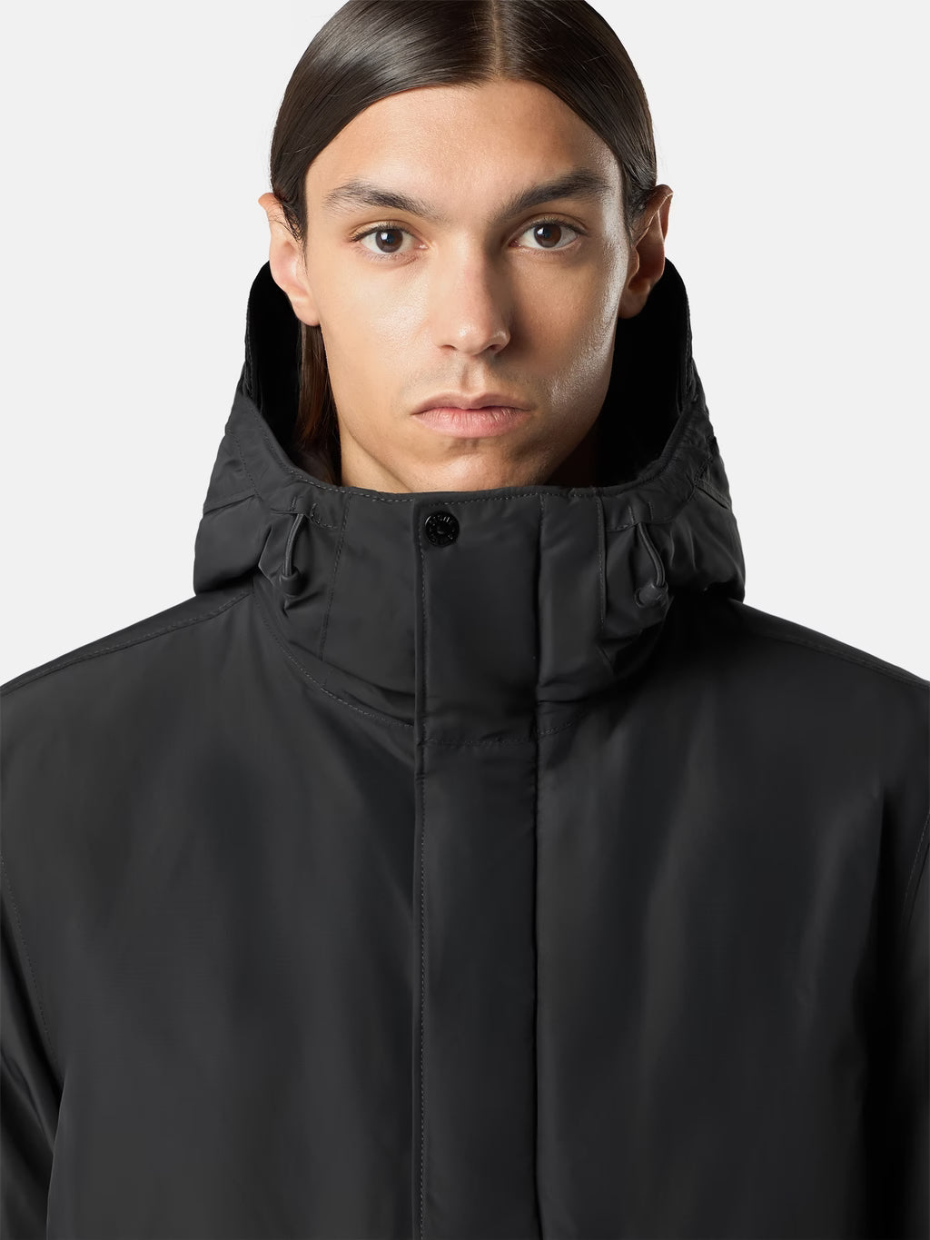 Stone Island Micro Twill Padded Jacket in Black
