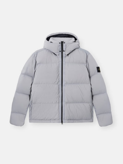 Stone Island Matt Ripstop Cordura Advanced Fabrics Down Jacket in Ash Grey
