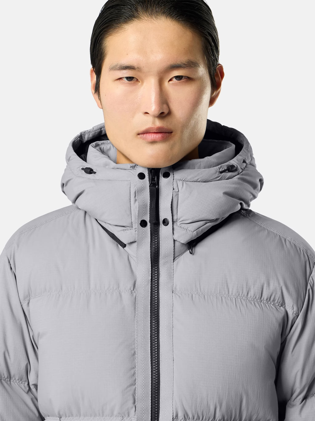 Stone Island Matt Ripstop Cordura Advanced Fabrics Down Jacket in Ash Grey