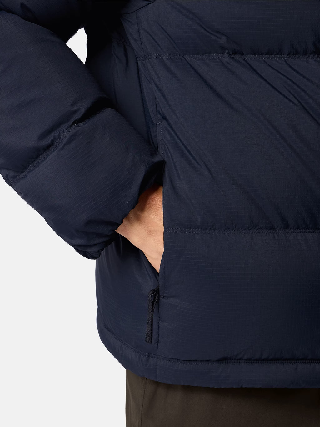 Stone Island Matt Ripstop Cordura Advanced Fabrics Down Jacket in Navy
