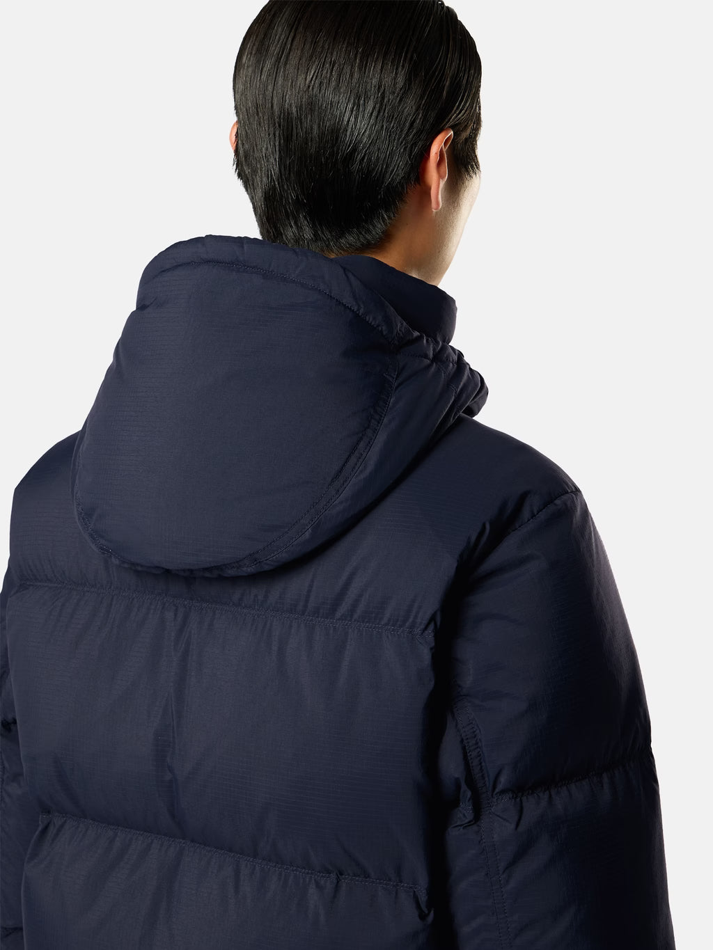 Stone Island Matt Ripstop Cordura Advanced Fabrics Down Jacket in Navy