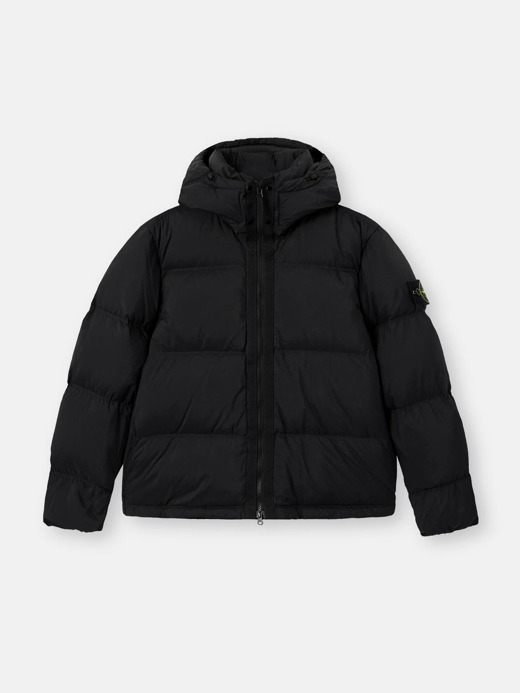 Stone Island Matt Ripstop Cordura Advanced Fabrics Down Jacket in Black