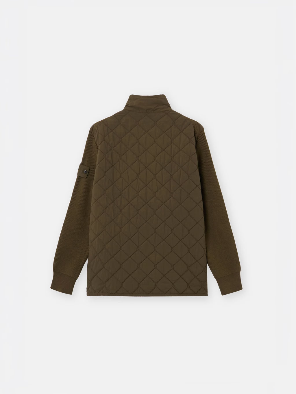 Stone Island Nylon Smerigliato Ghost Padded Jacket in Military Green