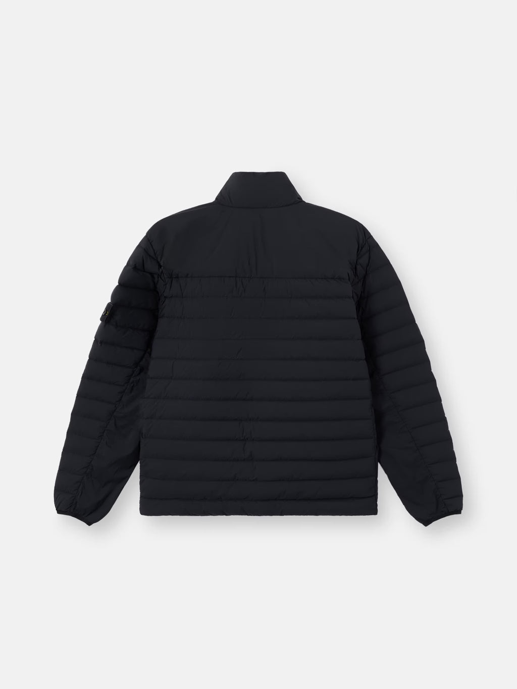 Stone Island Seamless Tunnel Nylon Down-TC Stand Collar Jacket in Black