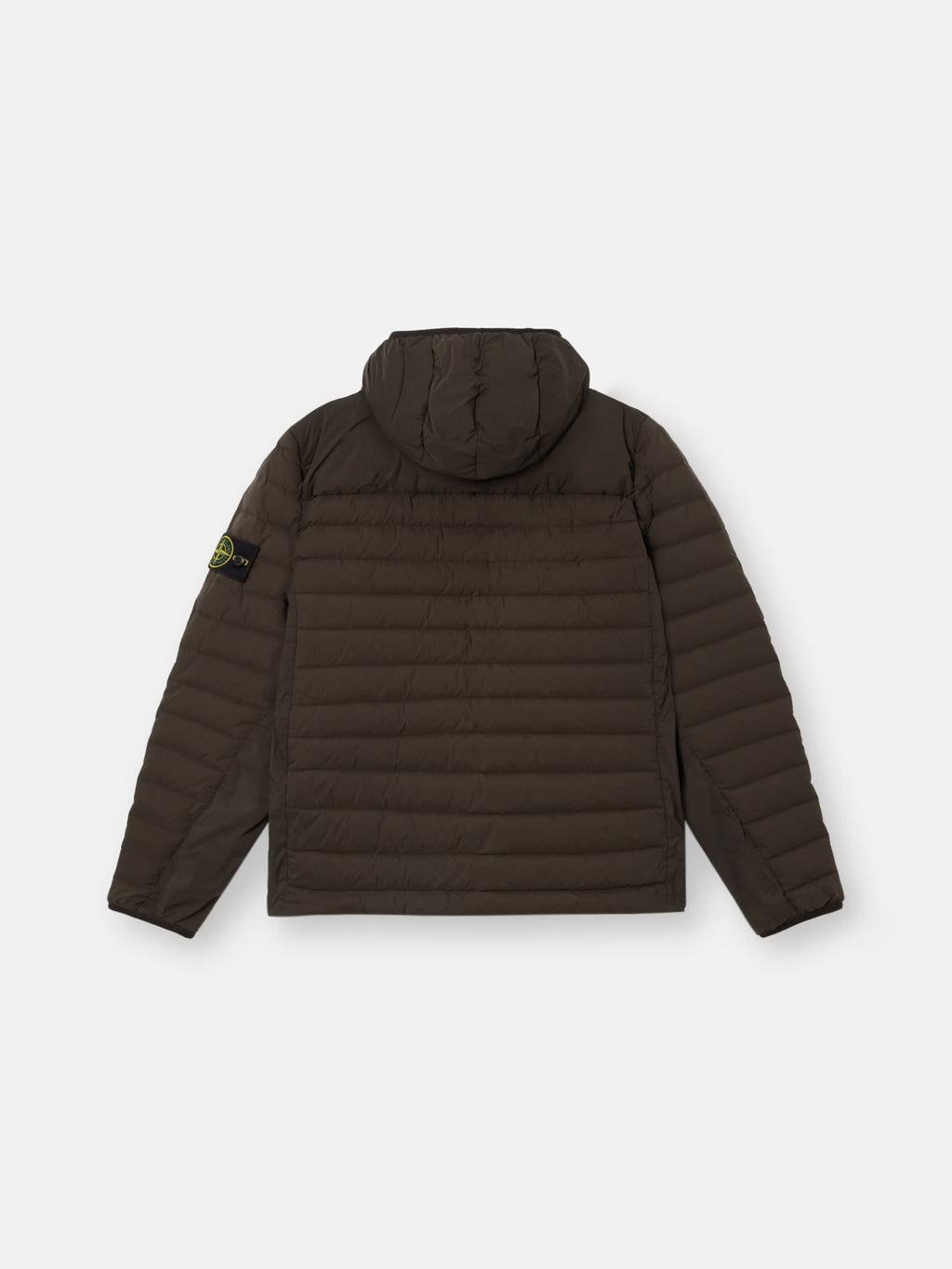 Stone Island Seamless Tunnel Nylon Down-TC Hooded Jacket in Coal Grey