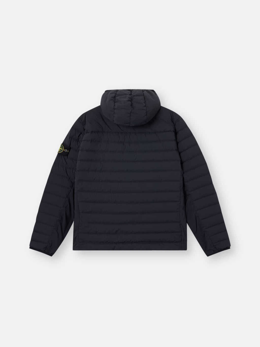 Stone Island Seamless Tunnel Nylon Down-TC Hooded Jacket in Navy