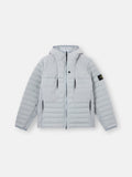 Stone Island Seamless Tunnel Nylon Down-TC Hooded Jacket in Ash Grey