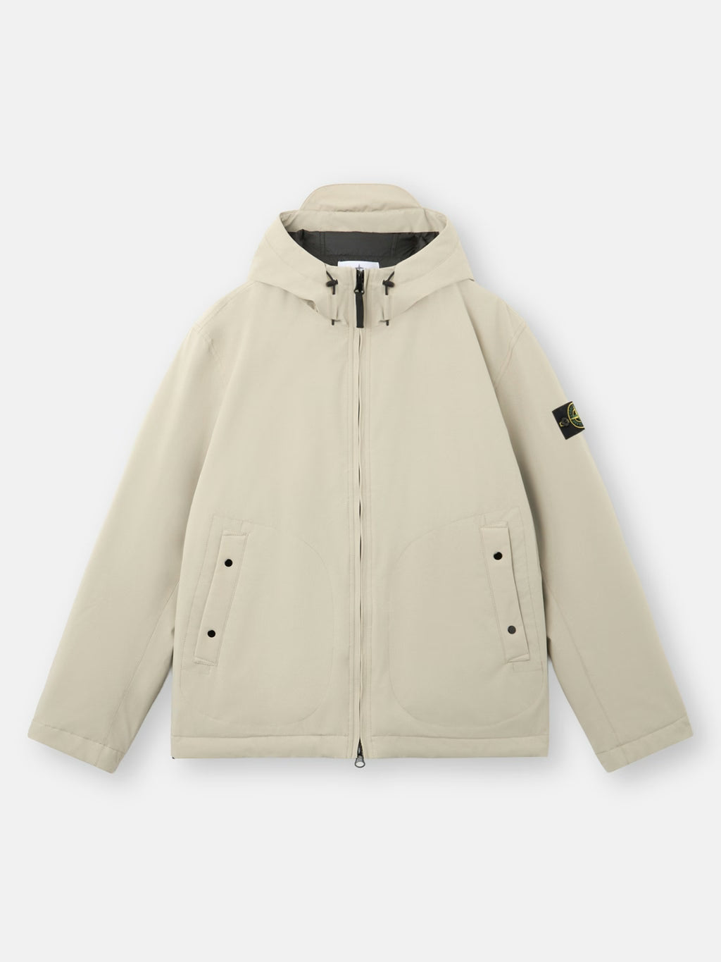 Stone Island Soft Shell-R E.Dye Technology Jacket in Sand