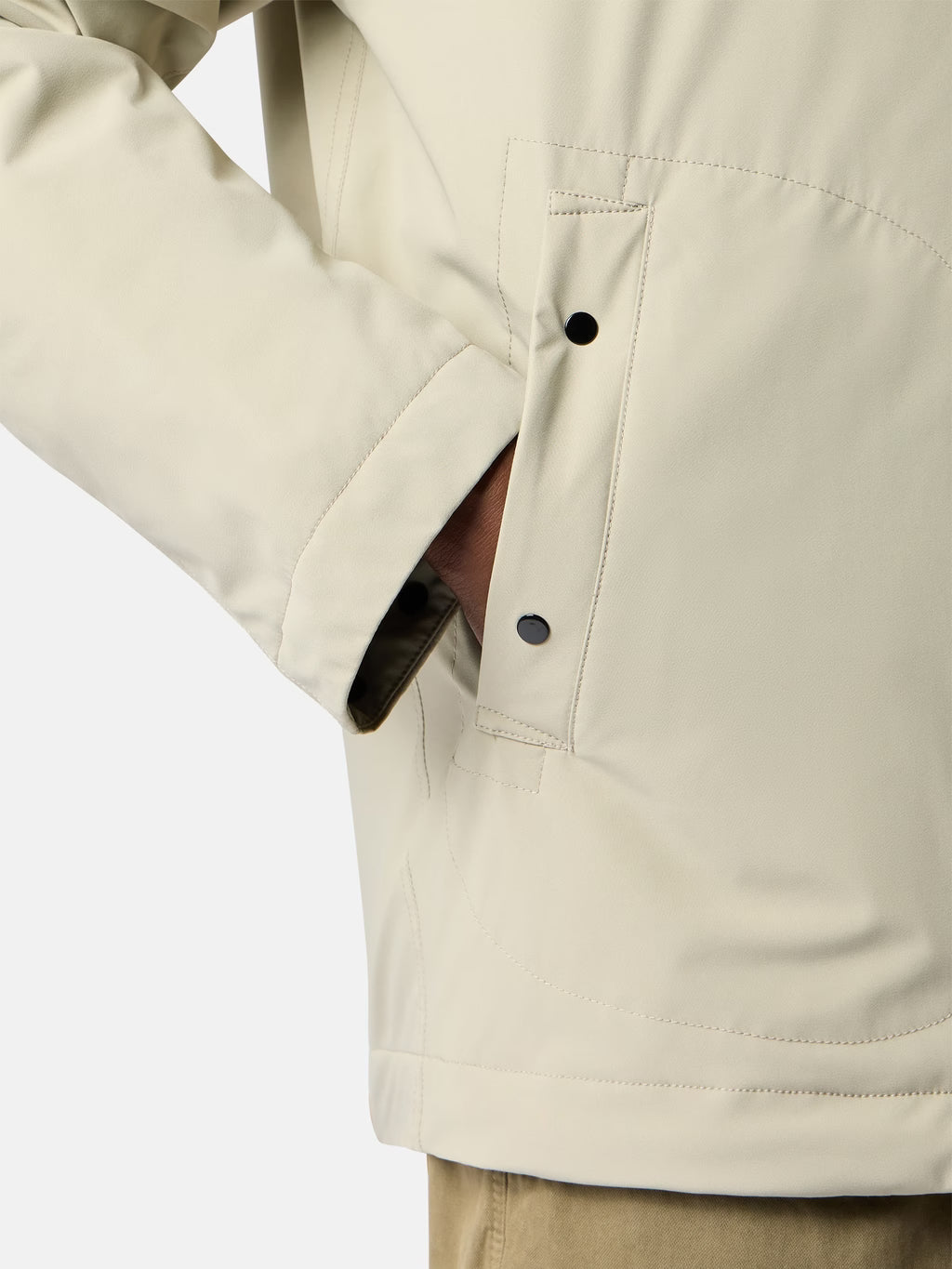 Stone Island Soft Shell-R E.Dye Technology Jacket in Sand