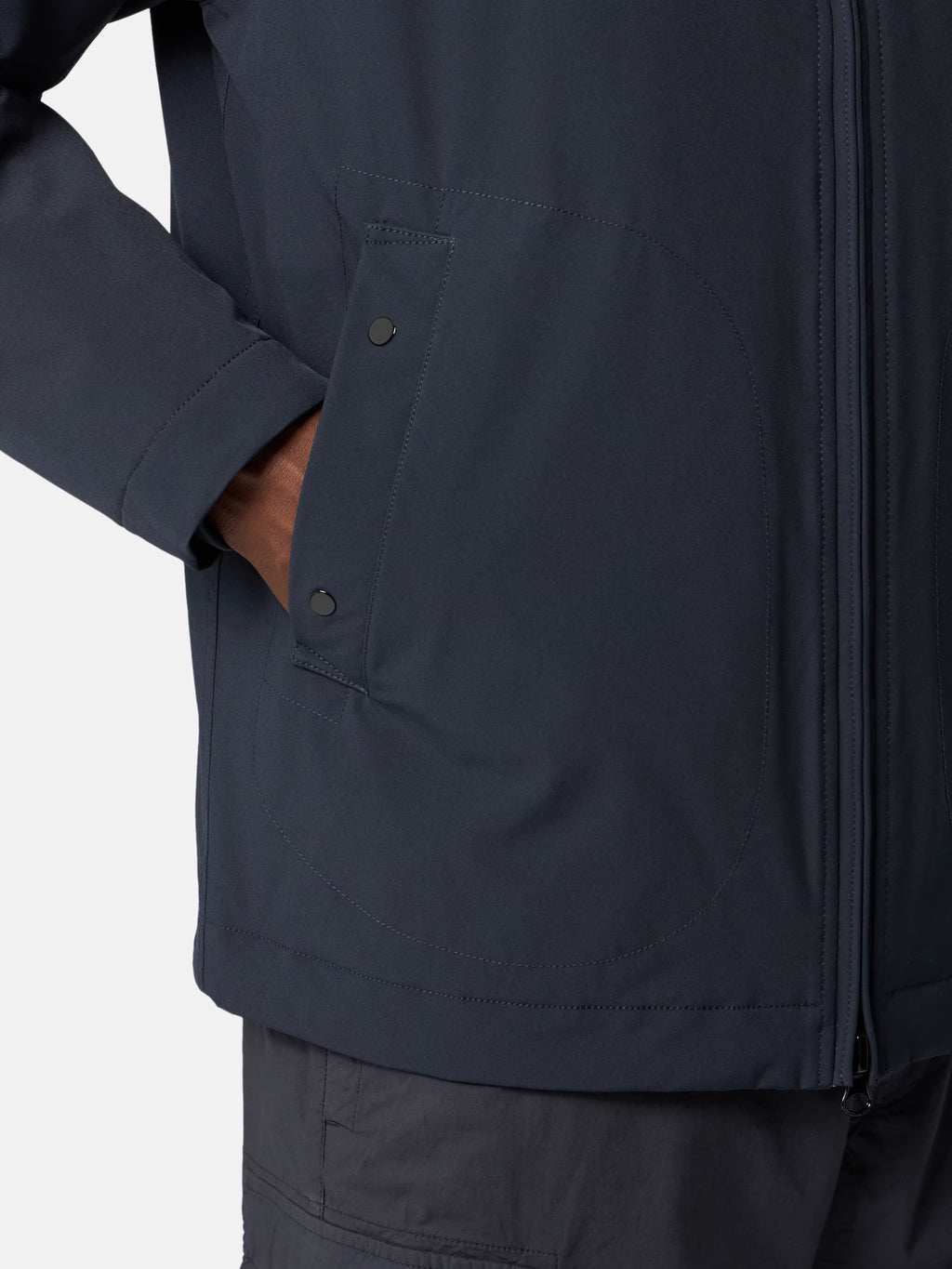 Stone Island Soft Shell-R E.Dye Technology Jacket in Navy