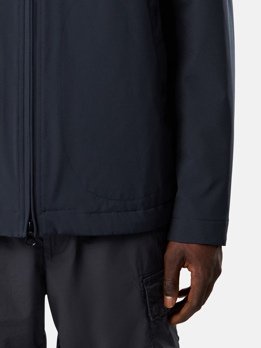 Stone Island Soft Shell-R E.Dye Technology Jacket in Navy