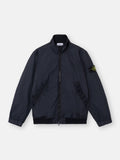 Stone Island Crinkle Reps NY Stand Collar Jacket in Navy