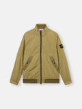 Stone Island Crinkle Reps NY Stand Collar Jacket in Laurel Green