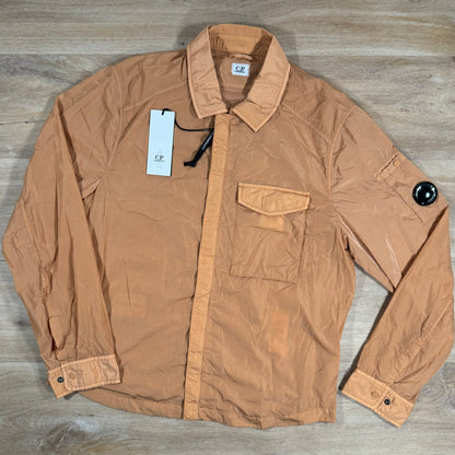 C.P. Company Chrome Lens Overshirt in Pastry Shell