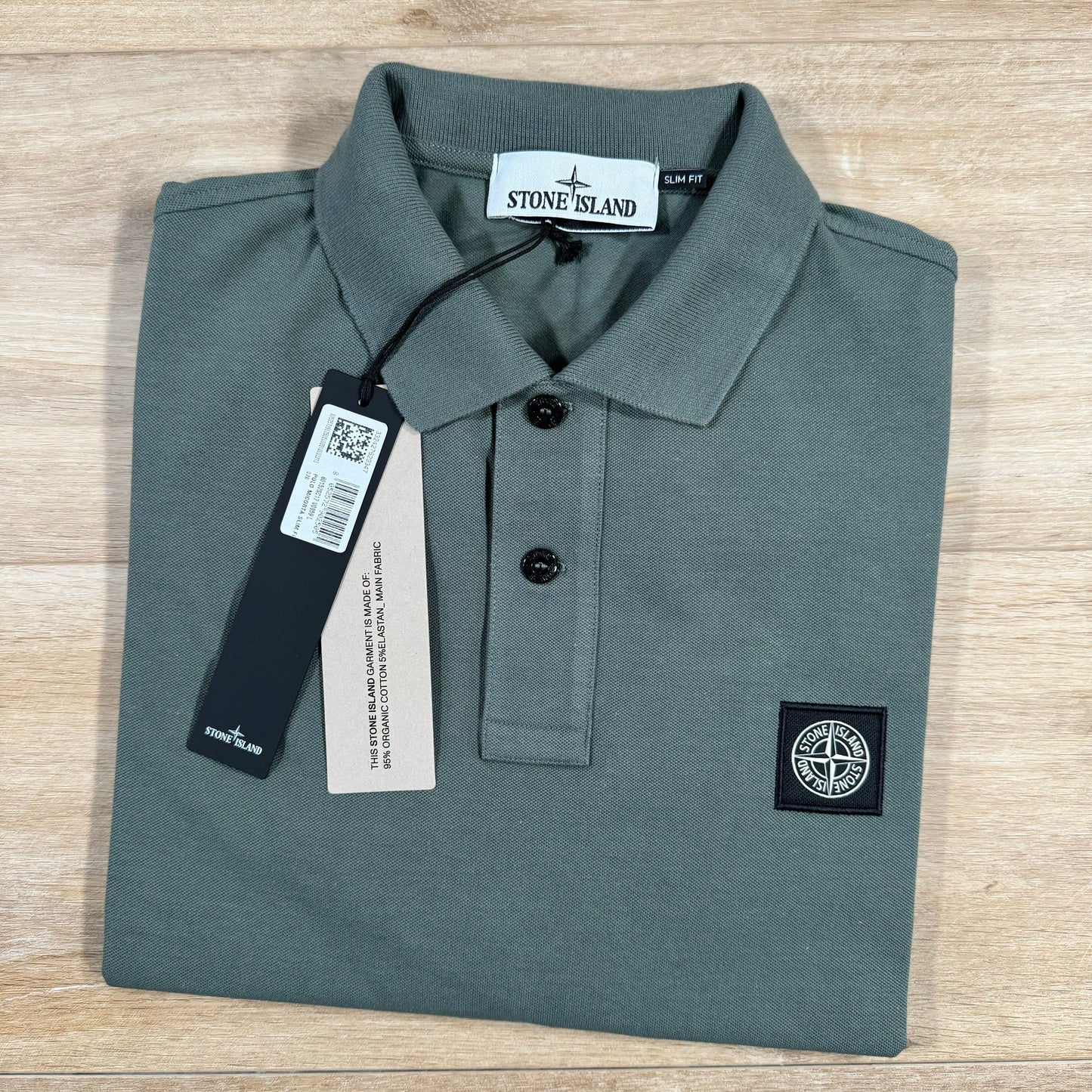 Stone Island Slim Polo Shirt in Musk