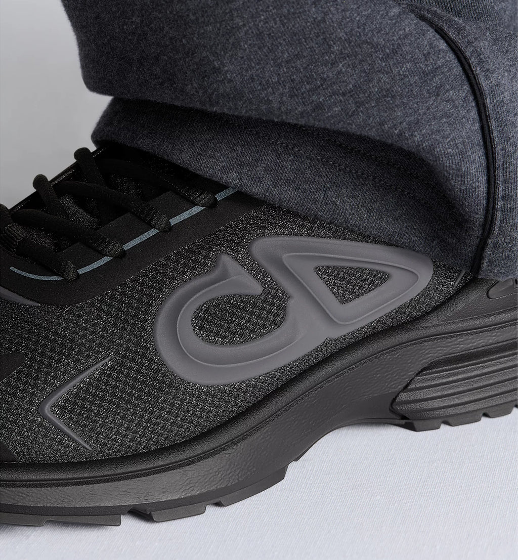 Dior B30 Countdown Tech Sneaker in Black