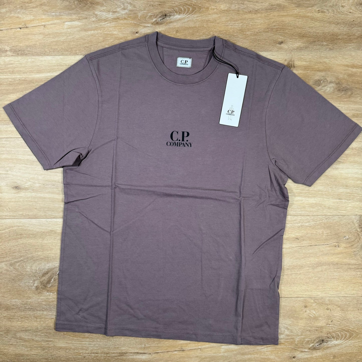 C.P. Company Bold British Sailor T-Shirt in Purple Dove