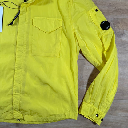 C.P. Company Chrome-R Lens Overshirt in Green Sheen - Yellow