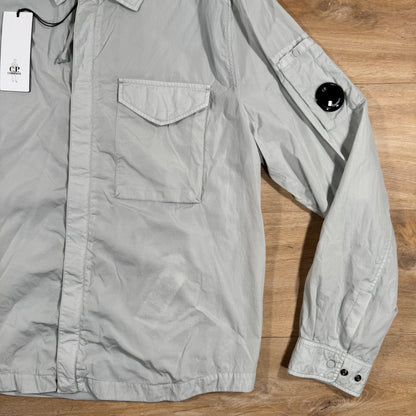 C.P. Company Chrome-R Lens Overshirt in Blue Fox - Grey