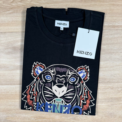 Kenzo Tiger Print T-Shirt in Black