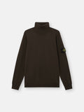 Stone Island Light Pure RWS Wool Turtleneck Jumper in Coal Grey