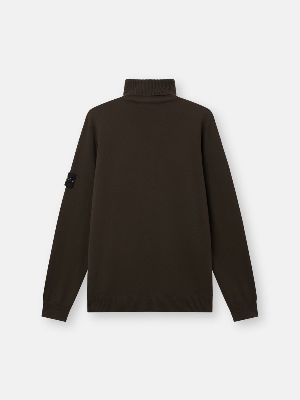 Stone Island Light Pure RWS Wool Turtleneck Jumper in Coal Grey